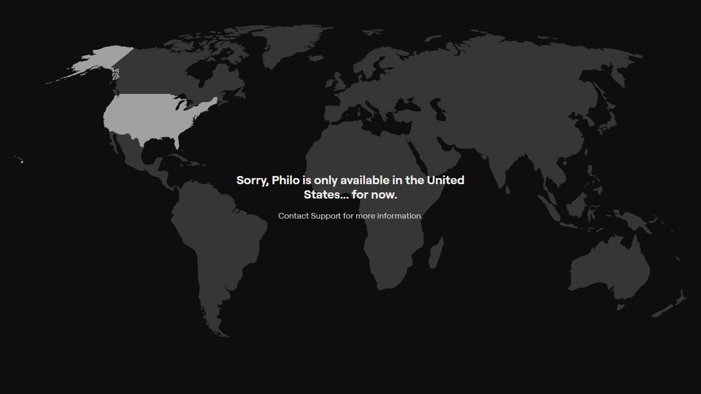Philo homepage